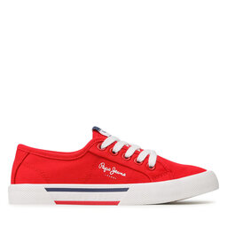 Pepe Jeans Tenisky Pepe Jeans Brady Boy Basic PBS30527 Červená