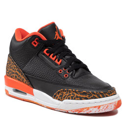 Nike Chaussures Nike Air Jordan 3 Retro (Gs) 441140 088 White/Team Orange/Kumquat