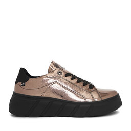 Rieker Sneakersy Rieker W2601-91 Złoty
