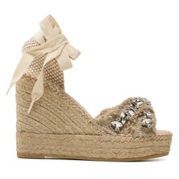 

Еспадрильї Manebi X Wedges Valenciana Natural With Gems, Бежевий