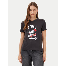 ONLY ONLY Póló Mickey 15317991 Fekete Regular Fit