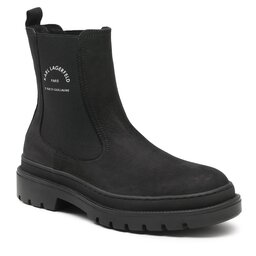 KARL LAGERFELD Ghete KARL LAGERFELD KL11241F Black Nubuck