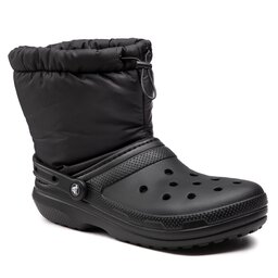 Crocs Botas altas Crocs Classic Lined Neo Puff Boot 206630 Black/Black