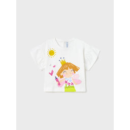 Mayoral Mayoral Camiseta 1010 Blanco Regular Fit