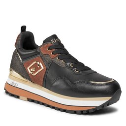 

Снікерcи Liu Jo Maxi Wonder 01 BF3003 PX393 Black/Brown S1033, Чорний