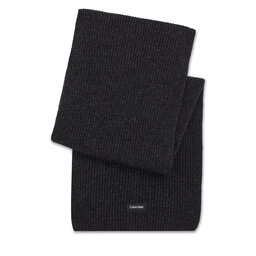 Calvin Klein Sál Calvin Klein Daddy Wool Knit Scarf K50K510995 Dark Gray BAX