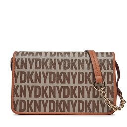 DKNY Handväska DKNY Seventh Avenue Md Fl R33E2Y33 Chino/Crml NHJ