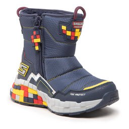 Skechers Śniegowce Skechers Cuboforce 402198L/NVRD Navy/Red