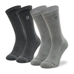 DC 2er-Set hohe Herrensocken DC Star Crew ADYAA03147 SJSH