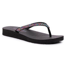 Skechers Flip-flops Skechers Shine Away 32918/BKMT Fekete