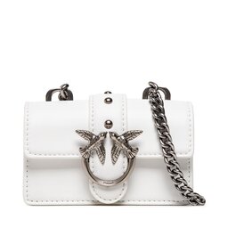 Pinko Bolso Pinko Love Micro Vegan AI 22-23 PLTT 1P22XA A09S Bianco Z14O