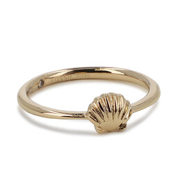 Fossil Δαχτυλίδι Fossil By The Shore JF04064710 Gold