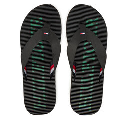 Tommy Hilfiger Σαγιονάρες Tommy Hilfiger Massage Beach Sandal FM0FM05443 Μαύρο