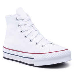 Converse Sneakers aus Stoff Converse Ctas Eva Lift Hi 272856C White/Garnet/Navy
