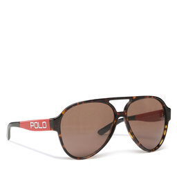 Polo Ralph Lauren Sonnenbrillen Polo Ralph Lauren 0PH4130 Dark Havana/Dark Brown