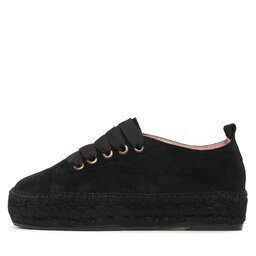 

Еспадрильї Manebi Lace-Up Espadrilles R 2.2 E0 Black On Tone, Чорний