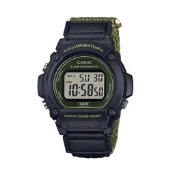 Casio Pulkstenis Casio W-219HB-3AVEF Melns