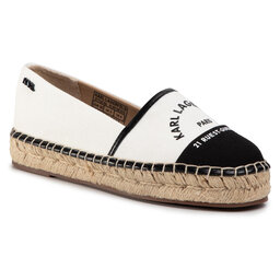 KARL LAGERFELD Espadryle KARL LAGERFELD KL80108 Biały