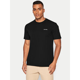 Calvin Klein Calvin Klein T-Shirt Micro Logo Interlock K10K109894 Schwarz Regular Fit