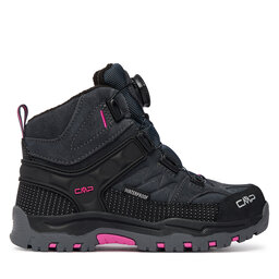 CMP Трекінгові черевики CMP Kiruna Mid FitGo Fleece Wp 3Q57894 Чорний