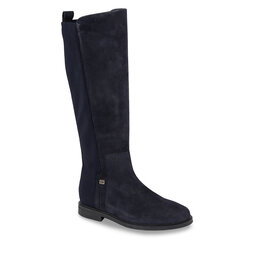 Tommy Hilfiger Klassische Stiefel Tommy Hilfiger Tommy Essentials Longboot FW0FW07476 Space Blue DW6