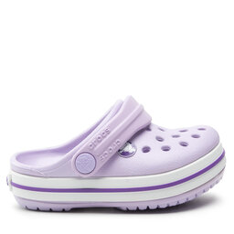 

Шльопанці Crocs Crocband Clog T 207005 Lavender/Neon Purple, Фіолетовий