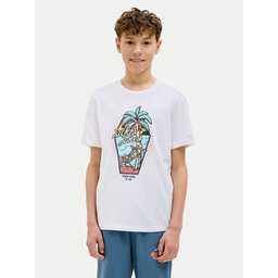 Jack&Jones Junior Jack&Jones Junior Marškinėliai Elijah 12269825 Balta Regular Fit