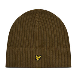 Lyle & Scott Σκούφος Lyle & Scott Knitted Ribbed Beanie HE502AC Olive W485