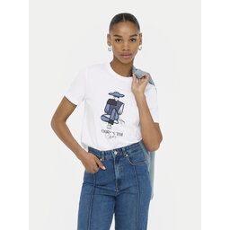 ONLY ONLY Camiseta Emma 15329752 Blanco Regular Fit