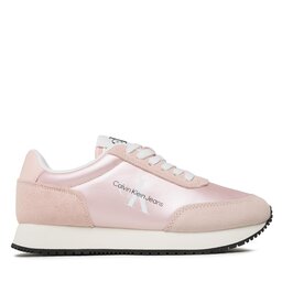 

Снікерcи Calvin Klein Jeans Retro Runner Low Laceup Ny Pearl YW0YW01056 Peach Blush, Рожевий