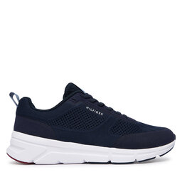 Tommy Hilfiger Sneakers Tommy Hilfiger Light Knitted Hilfiger Runner FM0FM06010 Dunkelblau