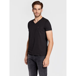 Tommy Hilfiger Tommy Hilfiger Футболка Core Stretch MW0MW27540 Чорний Slim Fit