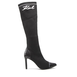 

Чоботи KARL LAGERFELD KL31381A Black Knit Textile, Чорний