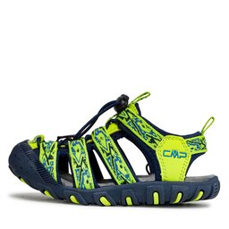 

Босоніжки CMP Kids Sahibh Hiking Sandal 30Q9524 Acido/B.Blue, Зелений