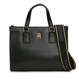 Tommy Hilfiger Bolso Tommy Hilfiger Th Monotype Mini Tote AW0AW15977 Negro