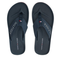 Tommy Hilfiger Джапанки Tommy Hilfiger Comfort Hilfiger Beach Sandal FM0FM05341 Тъмносин