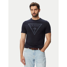 Guess Guess Футболка M6YI71 K3745 Cиній Slim Fit