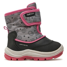 Geox Sněhule Geox B Flanfil Girl B Abx B263WG 0BCMN C9235 M Černá