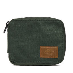Vans Portafoglio piccolo da uomo Vans Ordway Zip Wallet VN000F0BBZ01 Deep Forest