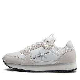 

Снікерcи Calvin Klein Jeans Runner Sock Laceup Ny-Lth Wn YW0YW00840 Bright White YAF, Білий
