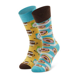 Todo Socks Skarpety wysokie unisex Todo Socks Donut Heaven Multicolor