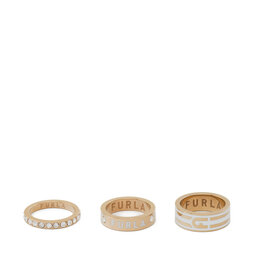 Furla Set 3 prstenů Furla Arch Stripe WJ00175-N79000-01B00-1-007-20-CN-X Zlatá