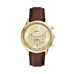Fossil Годинник Fossil Neutra Chronograph FS6113 Коричневий