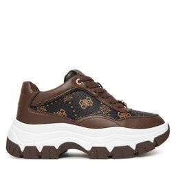 Guess Sneakersy Guess FLFBRT PEL12 Brązowy
