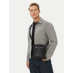 Calvin Klein Umhängetasche Calvin Klein Ssnl Raised Logo Reporter LV04D3500G Schwarz