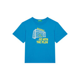 United Colors Of Benetton United Colors Of Benetton T-Shirt 3JERG10JQ Blau Regular Fit