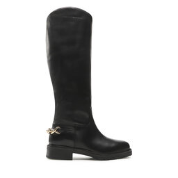 

Чоботи Tommy Hilfiger Twist Flat Longboot FW0FW07057 Black BDS, Чорний