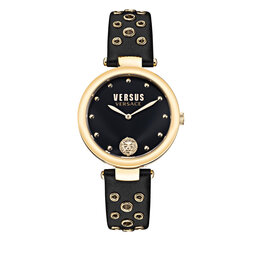 Versus Versace Ρολόι Versus Versace Los Feliz VSP1G0221 Black/Gold