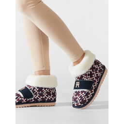 

Тапочки Tommy Hilfiger Monogram FW0FW06717 Rwb Monogram 0KQ, Cиній