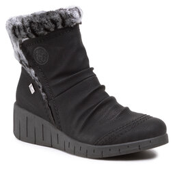 Rieker Polokozačky Rieker Y1361-00 Schwarz